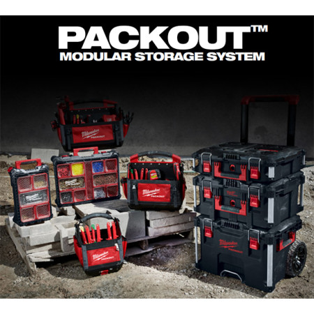 Statie de lucru Milwaukee Packout - un nou sistem de stocare si transport de scule si accesorii
