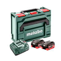 Metabo 2 x LiHD 8.0 Ah + ASC 145 + MetaBox 145 (685131000)