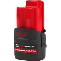 Acumulator de putere sporită MILWAUKEE M12 HB2.5 12V 2,5 Ah