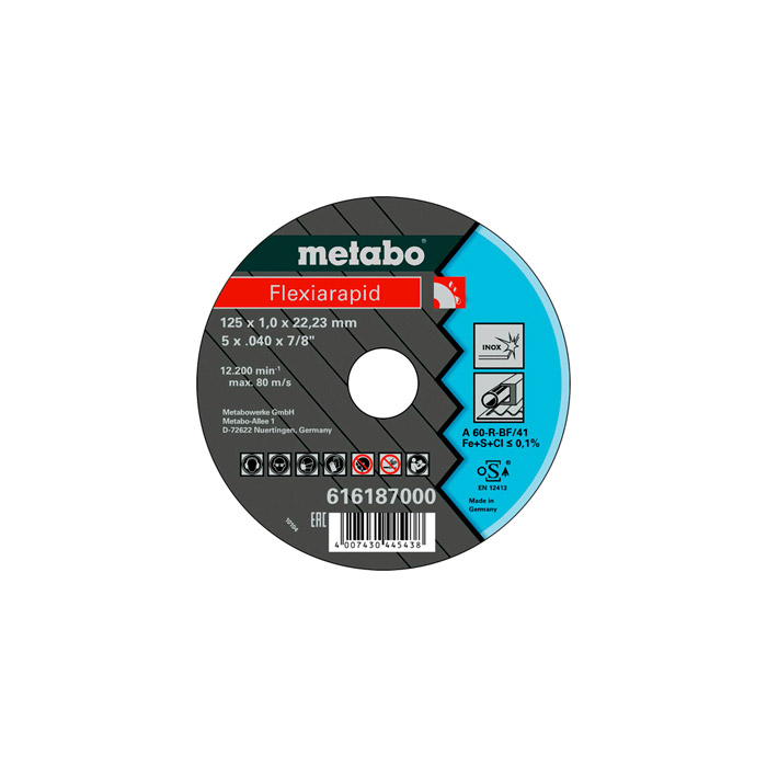 Metabo Flexiarapid (inox) 125*1.0 (616187000)