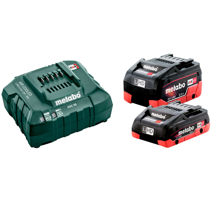 Metabo LiHD 1x4.0 Ah + LiHD 1х5.5 Аh (685160000)